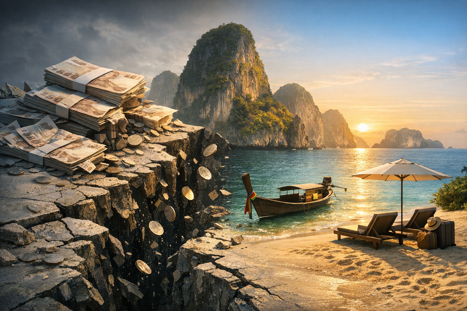 Il Crollo Del Baht Spinge Il Turismo In Thailandia