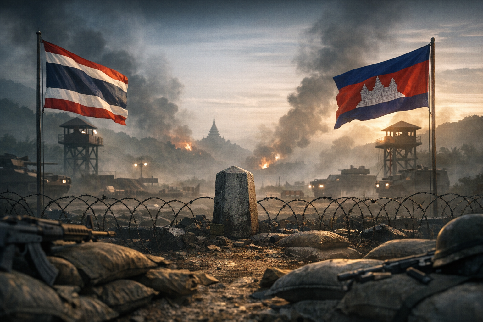 La Tensión No Cesa En La Frontera De Tailandia Y Camboya